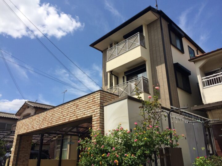 加古川市 外壁塗装・屋根塗装 – 兵庫県加古川市のタイルの風合いが美しいＳ様邸
