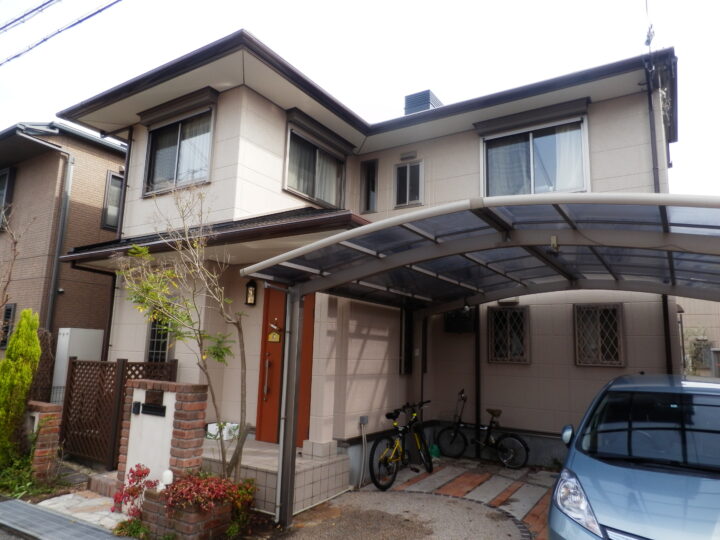 神戸市西区 外壁・屋根塗装のリフォーム工事 – 兵庫県神戸市西区のＫ様邸