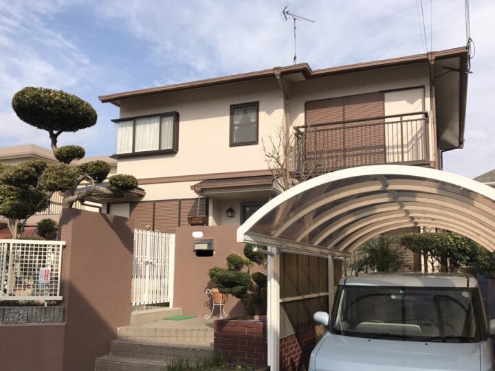 神戸市北区 外壁・屋根塗装のリフォーム工事 – 兵庫県神戸市北区のM様邸